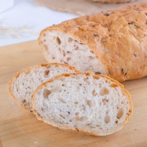 Хлеб Чиабатта с пророщенным зерном ржи 350г