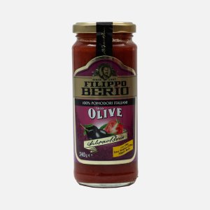 Соус Филиппо Берио томатный с оливками ст/б 340г