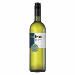 Вино Уна Делисия Совиньон Блан сортовое ординарное белое сухое 7.5-12% ст/б 0,75л