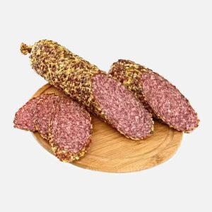 Колбаса Снежана+Д Праздничная п/с в декоре разноцв специи с/к вес