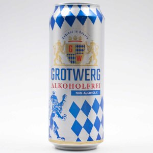 Пиво Гротверг Алькогольфрай безалкогольное светлое пастеризованное ж/б 0,5л