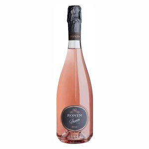 Вино игристое Зонин Просекко Розе розовое брют 8.5% ст/б 0,75л