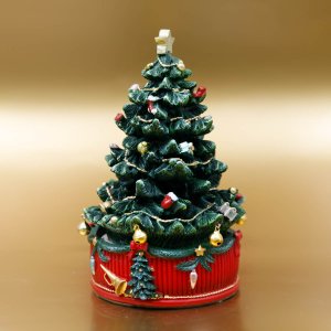 Фигурка декор Елочка L10,5 W10,5 H18см полимер 781520