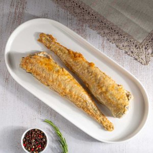 Минтай жареный вес