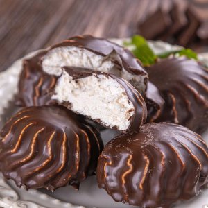 Зефир в шоколадной глазури вес