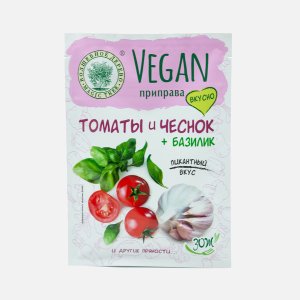 Приправа Волшебное дерево Веган Томаты/чеснок/базилик 15г