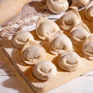 Ушки с грибами постные п/ф вес