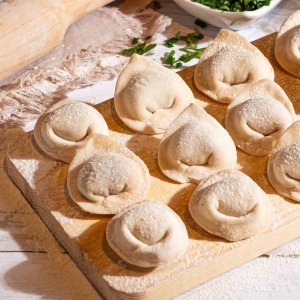 Ушки с куриными потрошками п/ф вес