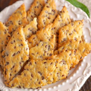 Печенье Крекер с семенами льна вес