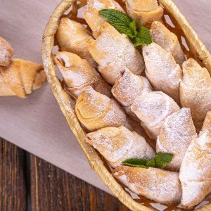 Печенье Рогалик лимонный к чаю вес