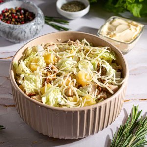 Салат куриный с ананасами вес