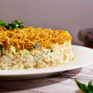 Салат Гнездо глухаря с курицей вес