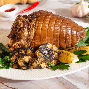 Рулька томленая из Русской печи вес