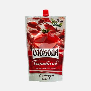 Кетчуп Слобода Томатный дой/пак 320г