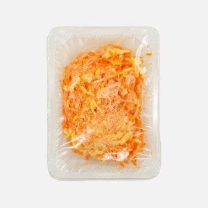 Салат из свежей моркови с сыром и чесноком 150г