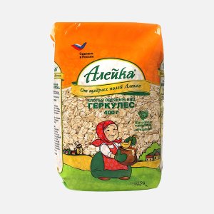 Хлопья Алейка овсяные Геркулес пл/пак 400г