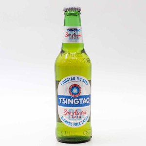 Пиво Циндао Зеро 0.0% б/алк ст/б 330мл