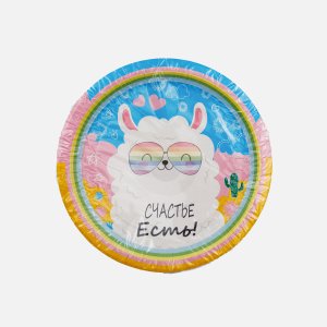 Набор тарелок Лама d230мм 6шт бум 24х24х0,5см 297182