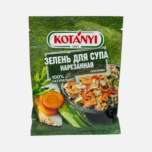 Зелень для супа Котани нарезанная бум/пак 24г