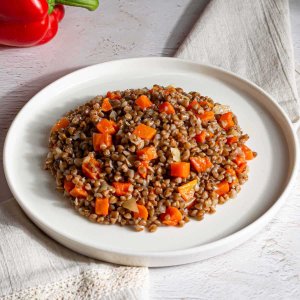 Каша гречневая с овощами вес