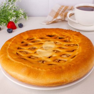 Пирог с яблоками постный вес
