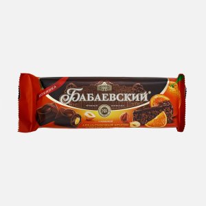 Шоколад Бабаевский Апельсиновый брауни с целым фундуком 165г