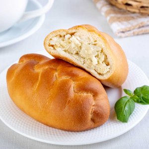 Пирожок с капустой и яйцом 70г