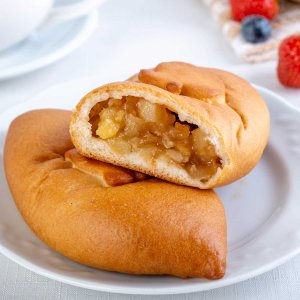 Пирожок с яблоками постный 100г