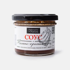 Соус Философия де Натура горчичный Малина/Красный перец ст/б 110г