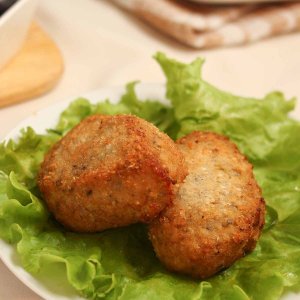 Котлеты рыбные из минтая жареные вес