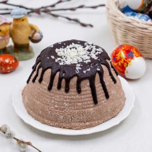 Пасха творожная шоколадная вес