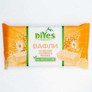 Вафли ДиЙес Топлёное молоко на фруктозе пл/уп 90г
