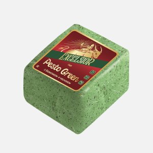 Сыр Эксельсиор Песто Грин с базиликом и чесноком 45% вес