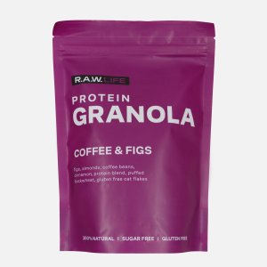 Гранола Рав Лайф протеиновая Кофе и инжир 220г
