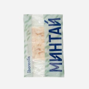 Минтай Бореалис филе блочное без кожи без костей с/м в/у 300г