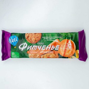 Печенье Лети Фитченье с морковью и лимонной цедрой 150г