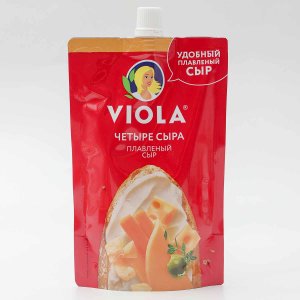 Сыр Виола плавл Четыре сыра 45% дой/пак 180г