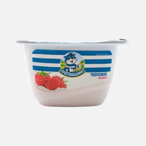 Продукт творожный Простоквашино Творожок Малина 3.6% пл/ст 130г
