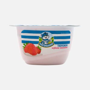 Продукт творожный Простоквашино Творожок Клубника/земляника 3.6% пл/ст 130г