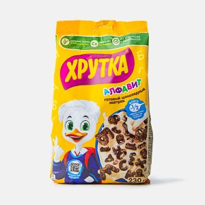 Завтрак Хрутка Алфавит шоколадный м/у 230г