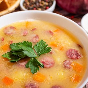 Похлебка гороховая с копченостями вес