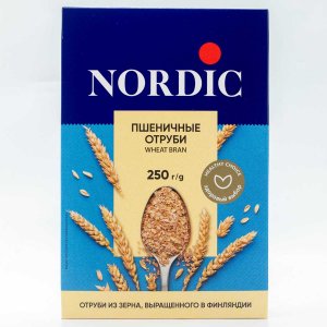 Отруби Нордик пшеничные к/к 250г