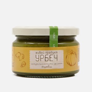 Урбеч Живой продукт из семян тыквы ст/б 225г