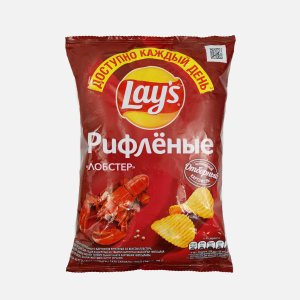 Чипсы Лэйс Рифленые со вкусом лобстера пл/уп 70г