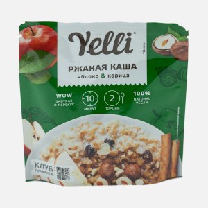 Каша Йелли ржаная Яблоко и корица 60г