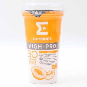 Напиток кисломолочный Экспонента Хай-Про Соленая карамель обезжиренный без сахара 250г