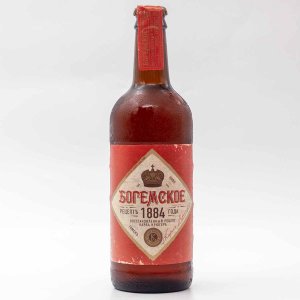 Пиво Богемское Рецепт 1884 года светлое фильтрованное пастеризованное 5% ст/б 0,5л