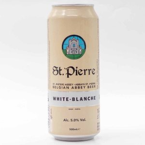 Напиток пивной Сан Пьерр Бланш пшеничный светлый нефильтрованный пастеризованный 5% ж/б 0,5л