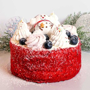 Торт Красный бархат малиновый вес