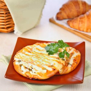 Лепешка сытная с ветчиной и грибами 110г